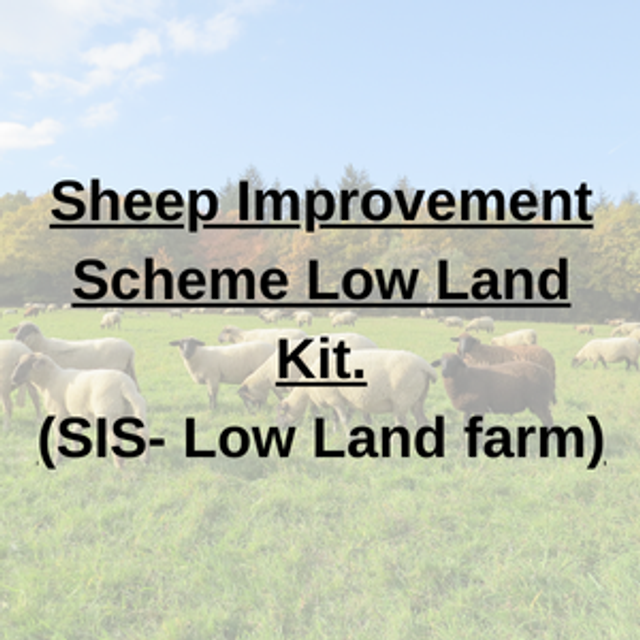 Sheep Improvement Scheme Low Land Kit.
