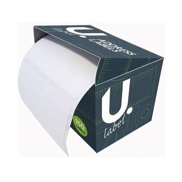 Self Adhesive U Address Labels – 150 Labels