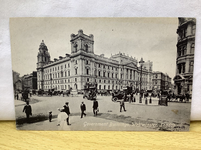 Government Buildings, Westminster London - Valentine's Series vintage postcard Our Ref A162 £2.00