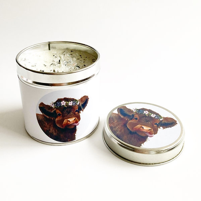 Flora Sparkle Candle