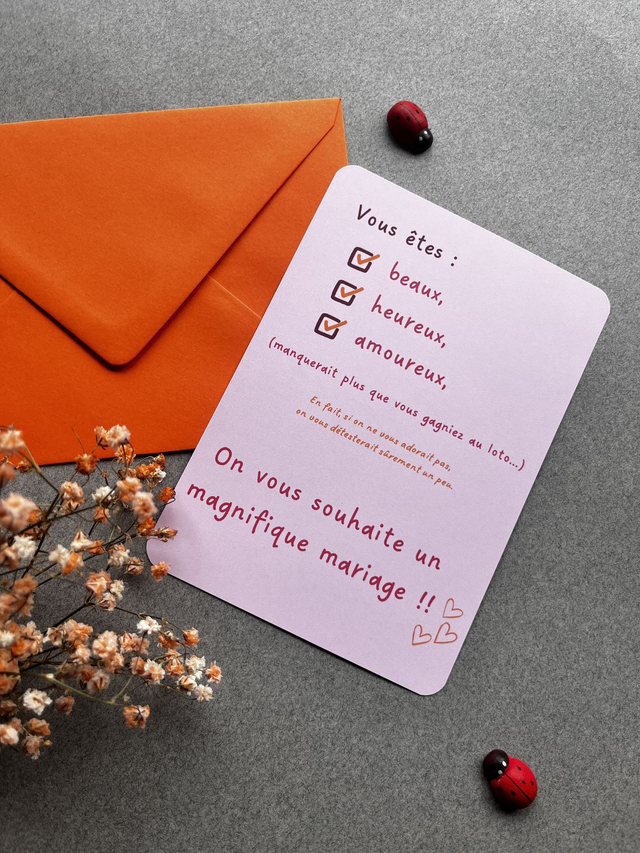 Carte de vœux &quot;Manquerait plus...&quot;