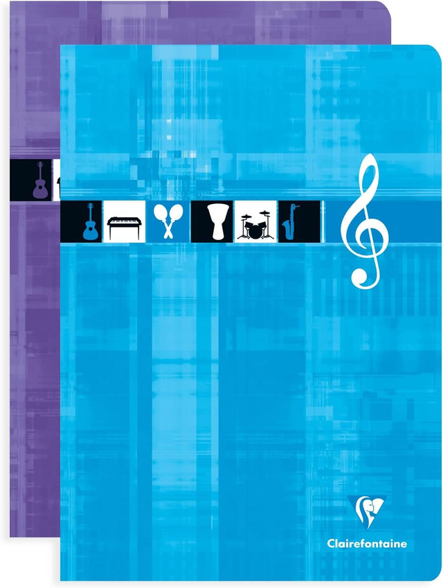Cahier de Musique CLAIREFONTAINE - 10 portées - Format A4