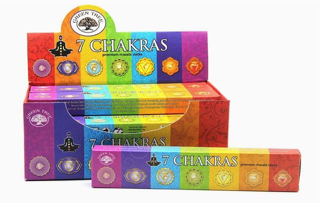 Encens bâton Green Tree 7 chakras