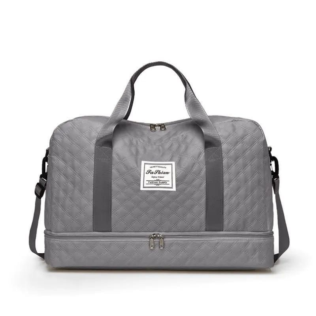 SAC DE VOYAGE GRIS ARGENT