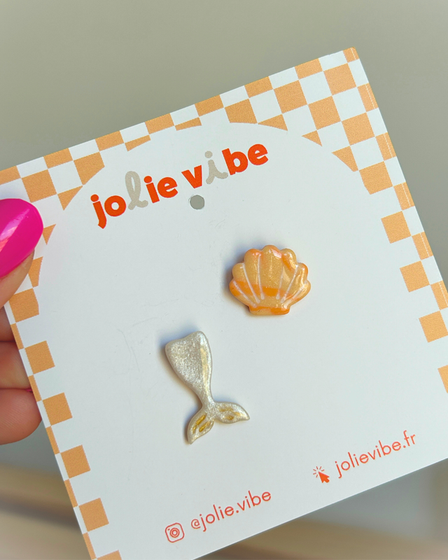 Duo coquillages - Pin's