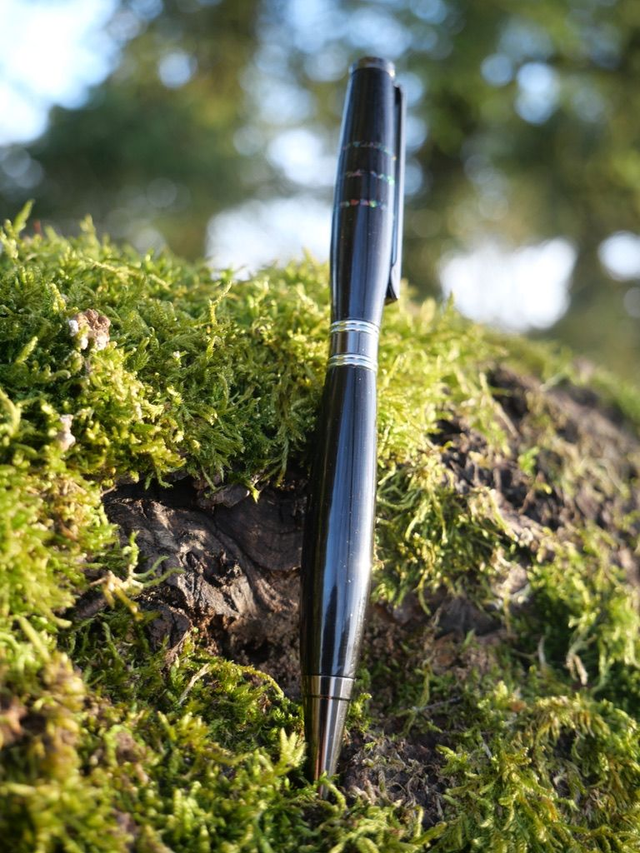 Stylo dandy bille Ebène du Gabon