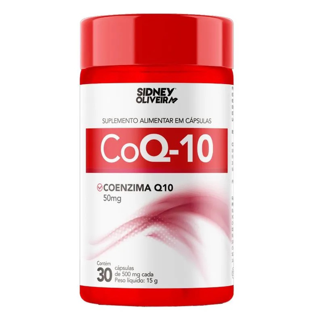 Coenzima Q10 30 Cápsulas Sidney Oliveira - 50mg