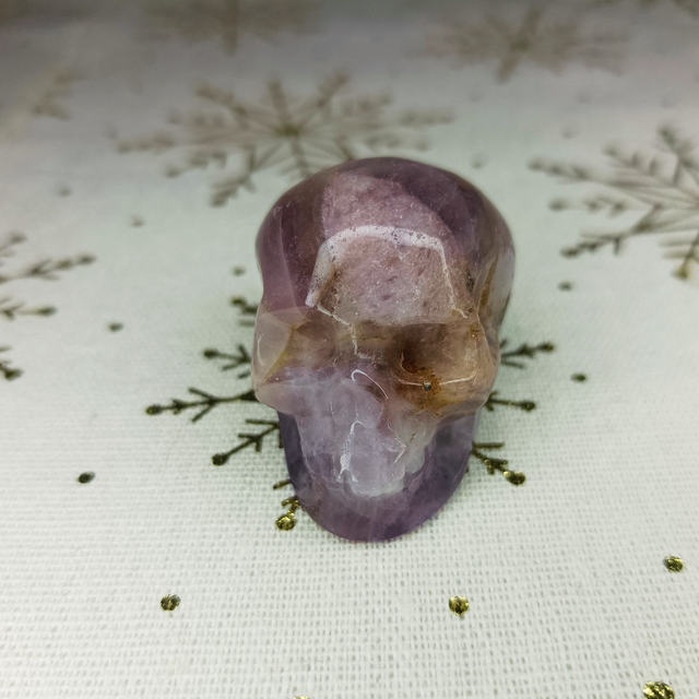 Améthyste Violette / Crâne Sculpté / 64 gr / Grade A