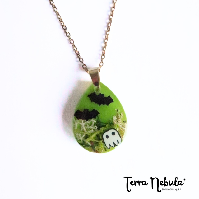 Collier Goutte Légendes d'automne 🎃| CO51