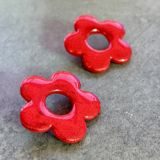 BIG FLOWER - rouge gold