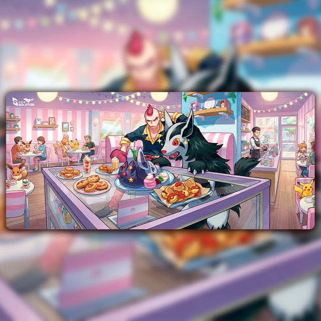 MIGHTYENA CAKE Mousepad/Playmat