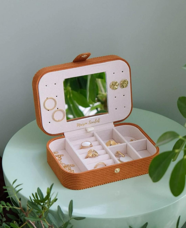 Brigitte velours camel