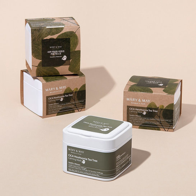 MARY&amp;MAY Cica Houttuynia Tea Tree Calming Mask