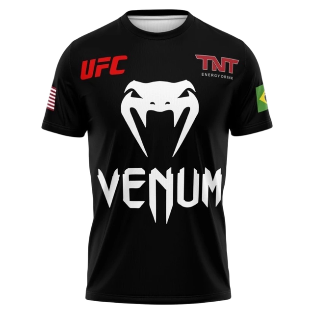 Camisa UFC x Venum Preta