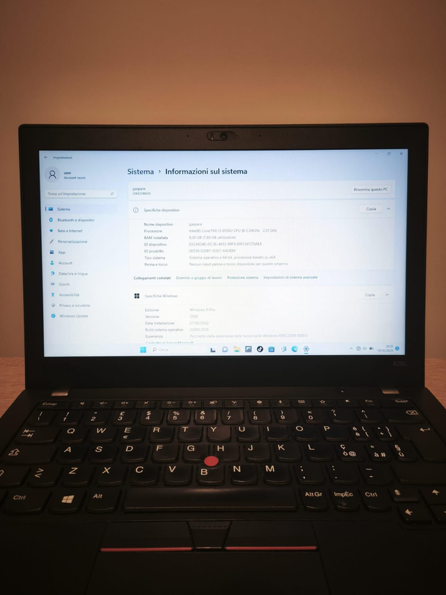 Lenovo thinkpad x280