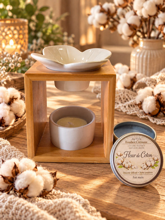 Fondant crémeux parfum "Fleur de coton"