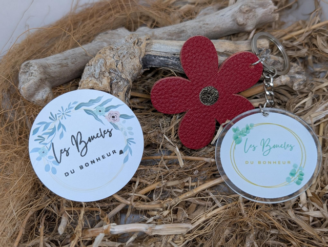 Porte clés Les boucles du bonheur pc041