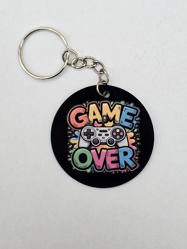 GAME OVER KEYRING - ADROIT CREATIONS