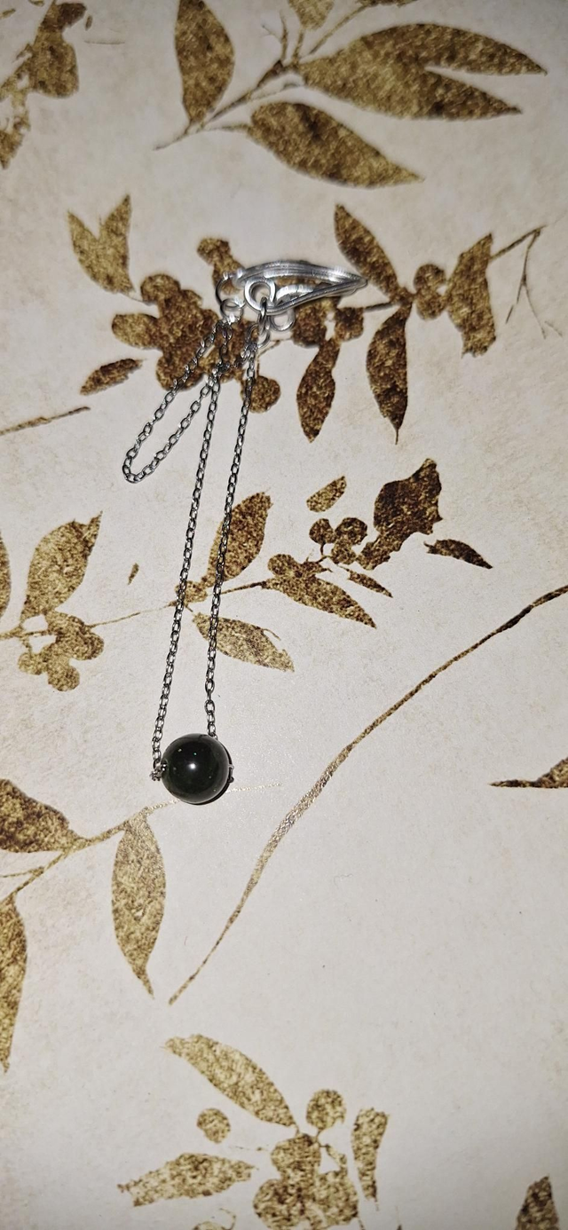 Customised double earcuff, gem optional