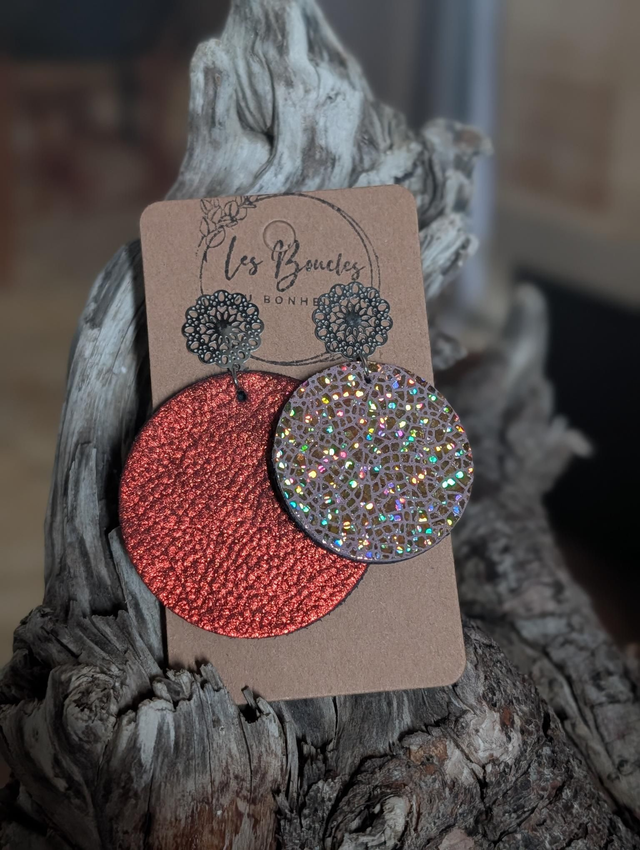 Boucles d'oreilles Collection Asymétrique as008