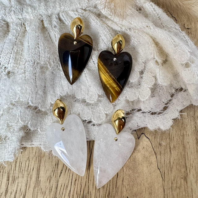 Boucles d&#039;oreilles &quot;Porte bonheur&quot;