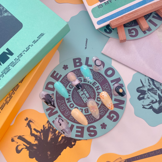 Set de Press-on Nails "Who" de Jimin 🖤🤍