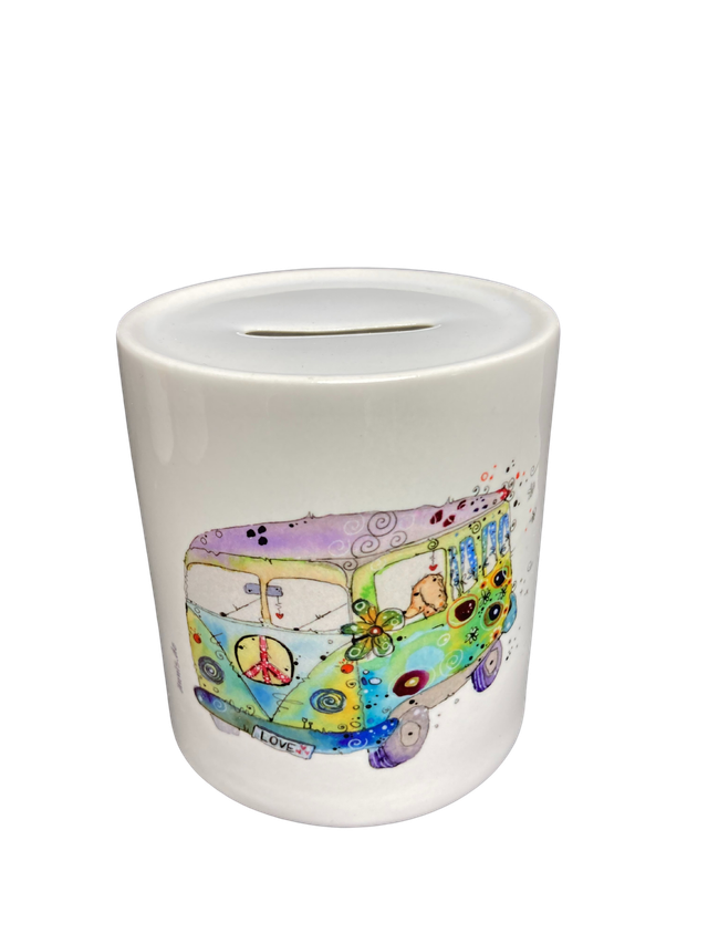 Spardose "Bully mit Hund - daheim ist, wo wir parken"