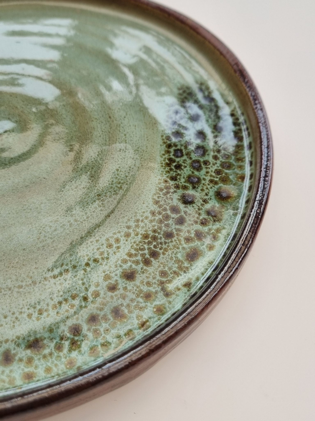 Sage Crystalline Side Plate