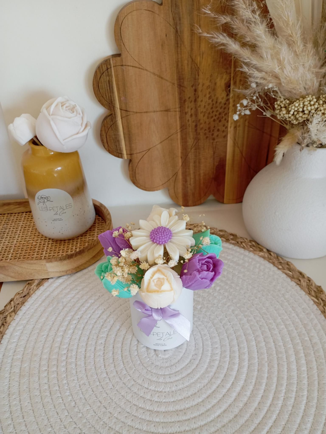 Mini Bouquet Éternel "Douceur printanière"