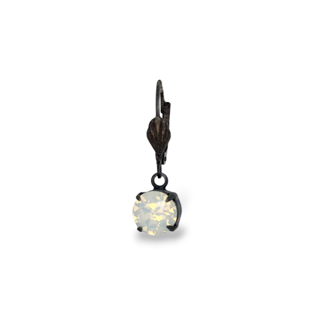 Ohrhänger KLASSIK ANTIK White Opal, Weiß