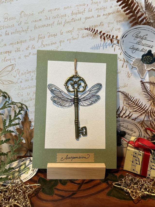 Clé Féerique - Libellule Sylphaë