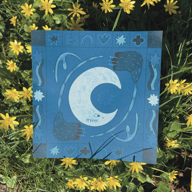 Affiche &quot;Lune&quot;