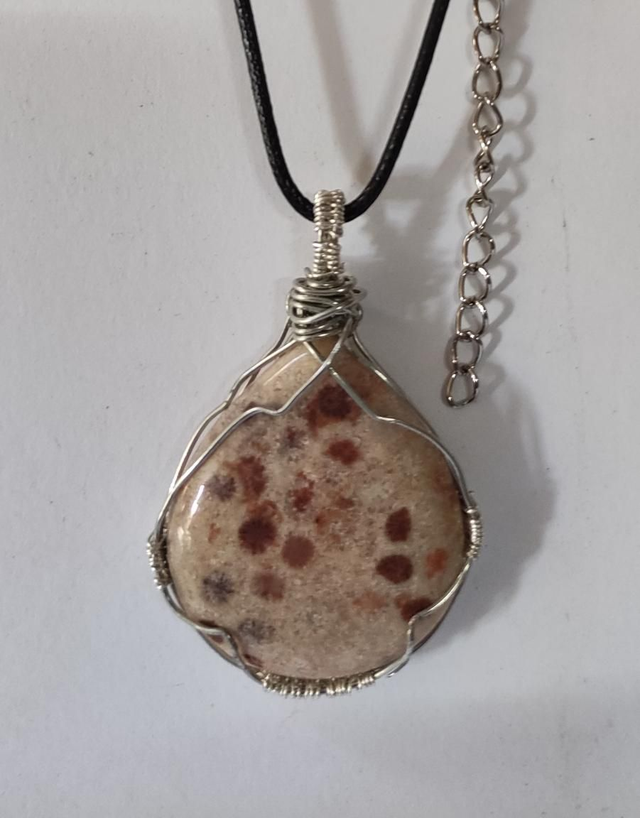 Coral Jade Pendant