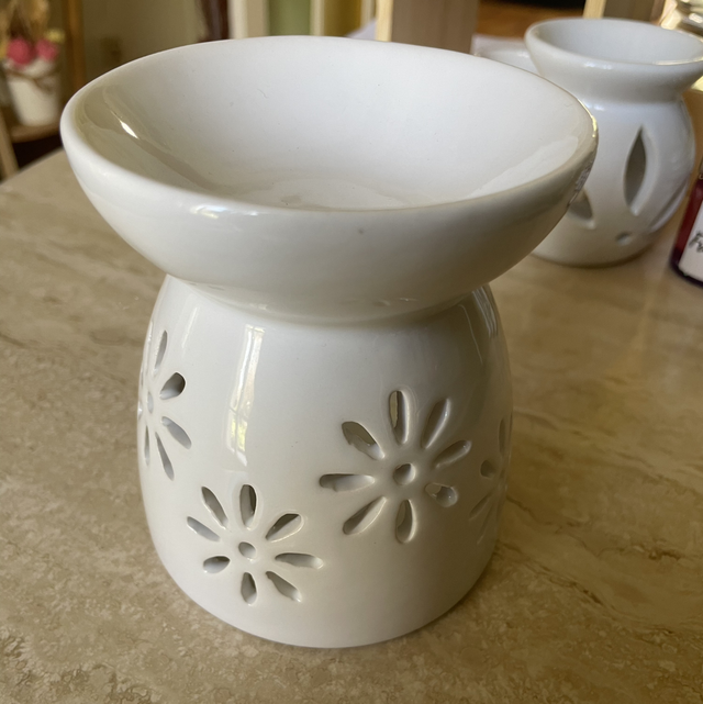 Brûleur blanc cassé 