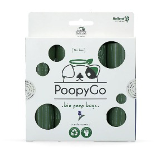 PoopyGo Eco friendly 120 st. (8x15 zakjes) Lavendelgeur