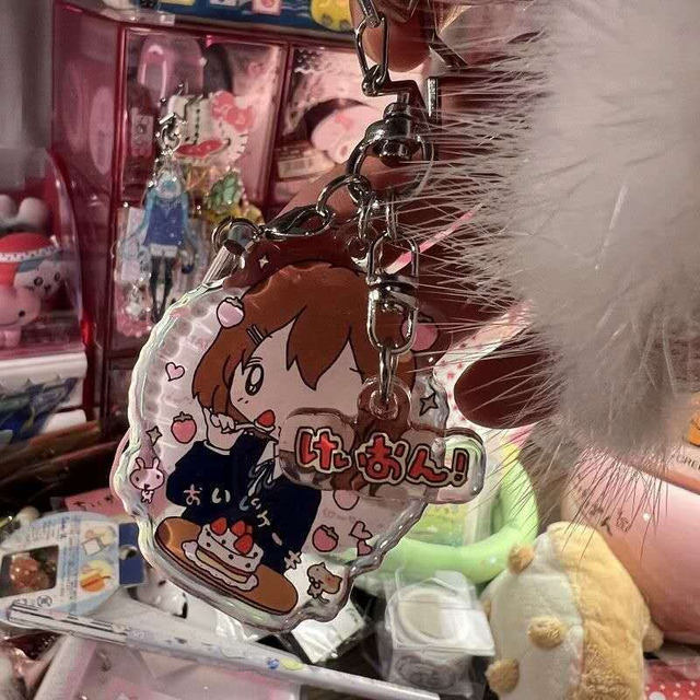 Porte-clés Acrylique K-ON! – Maison de Desserts, Pendentif Anime Kawaii