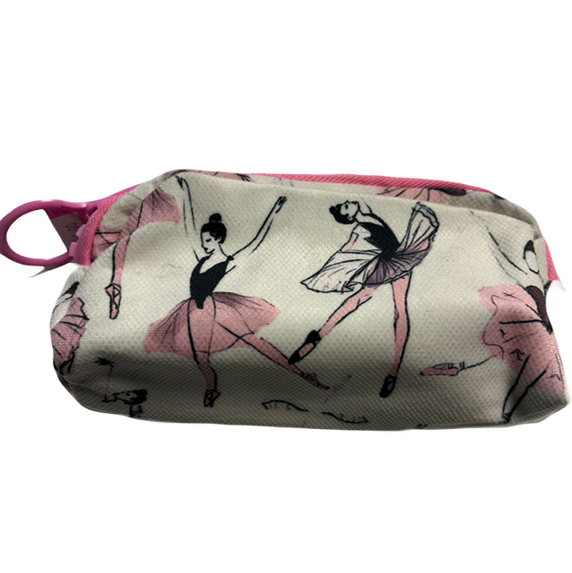 Ballerina Pencil case pink zip