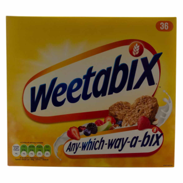 Weetabix 36 Biscuits - past Best date 