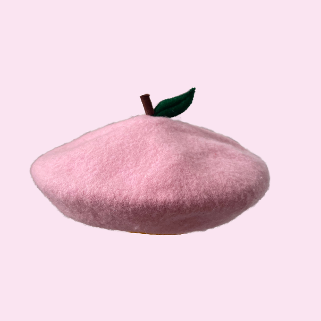 Béret Rose Pêche
