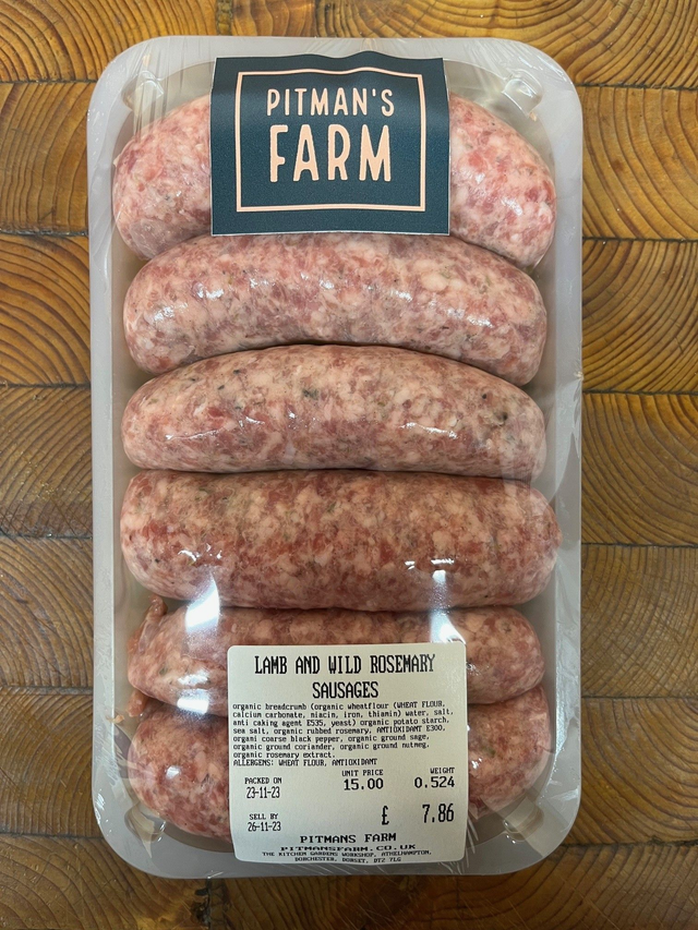 Lamb and Wild Rosemary Sausages