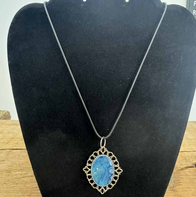 Blue Beauty Necklace -SKU4013