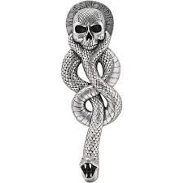 PLAQUE MURALE 3D MORSMORDE DARK ARTS DE WARNER BROS HARRY POTTER