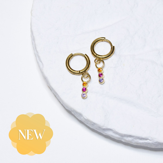 Crystal Candy (lila,oranžna)