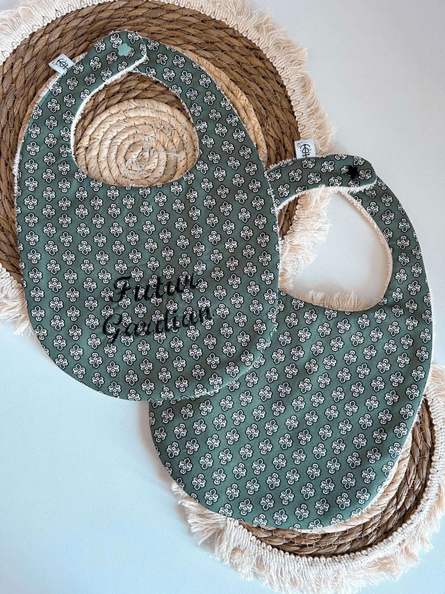 Bavoir Maillane sauge