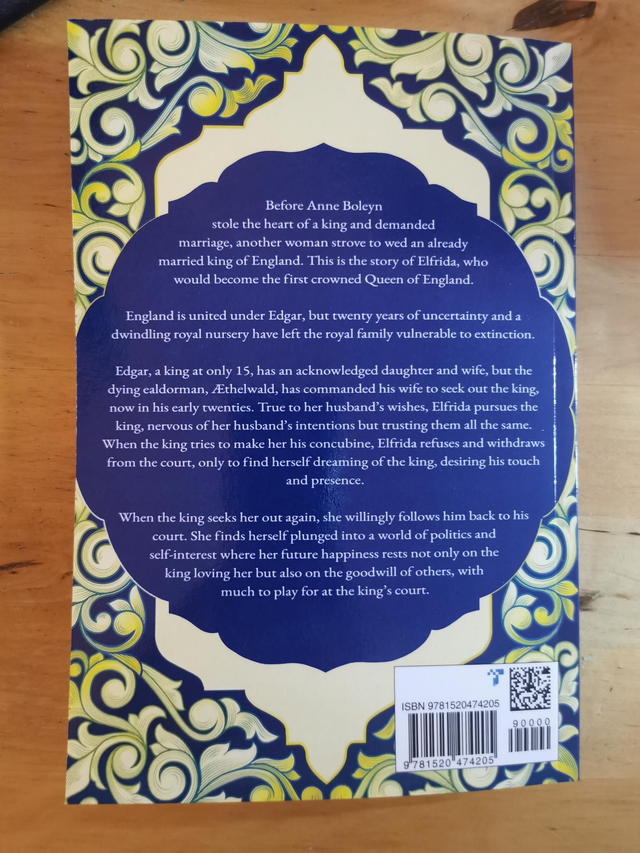 The First Queen Signed paperback with the new cover