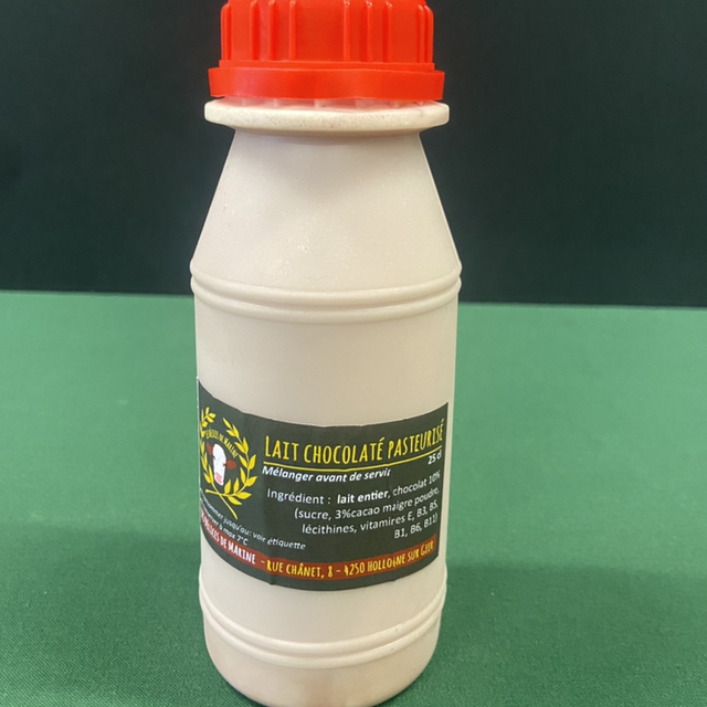 Lait chocolaté 250ml ou 1l  uniquement en Automne-Hiver