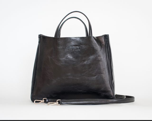 Sac en cuir extensible 