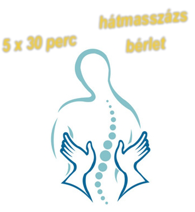 5 x 30 perces, hátmasszázs bérlet
