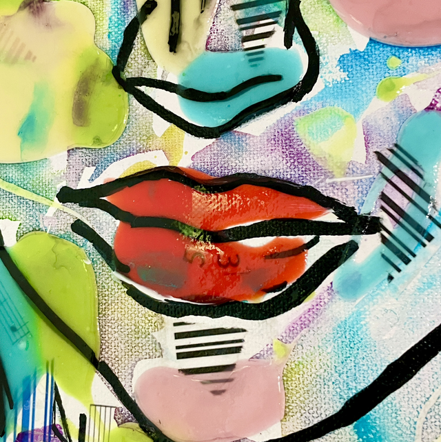 Dans les Yeux - 30x30cm - 2021