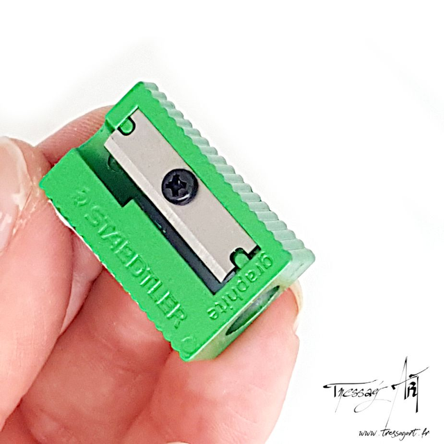 STAEDTLER - TAILLE-CRAYON 1 TROU VERT - ST024003